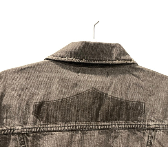 Ksubi NWT Hypnosis Men's Classic Denim Jean Vest Size XL Gray Distressed Logo - Picture 4 of 5